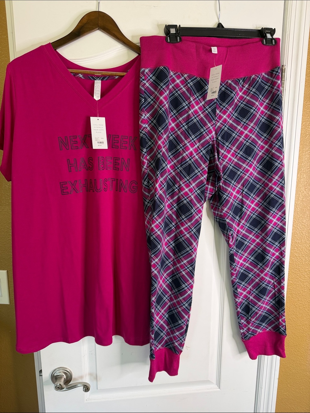 NWT Cacique Lane Bryant Sleepwear Comfy Tunic & Legging Pajama Set Size 14/16